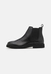 LEATHER - Bottines - black