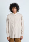 CASSEL - Chemise - peanut/white