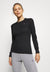 CREW NECK ACTIVE WARM - Caraco - black