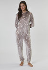 ALL IN ONE REINDEER LUXURY ONESIE - Pyjama - taupe