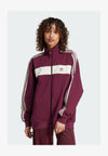 BLOCKED - Sweat zippé - maroon cream white