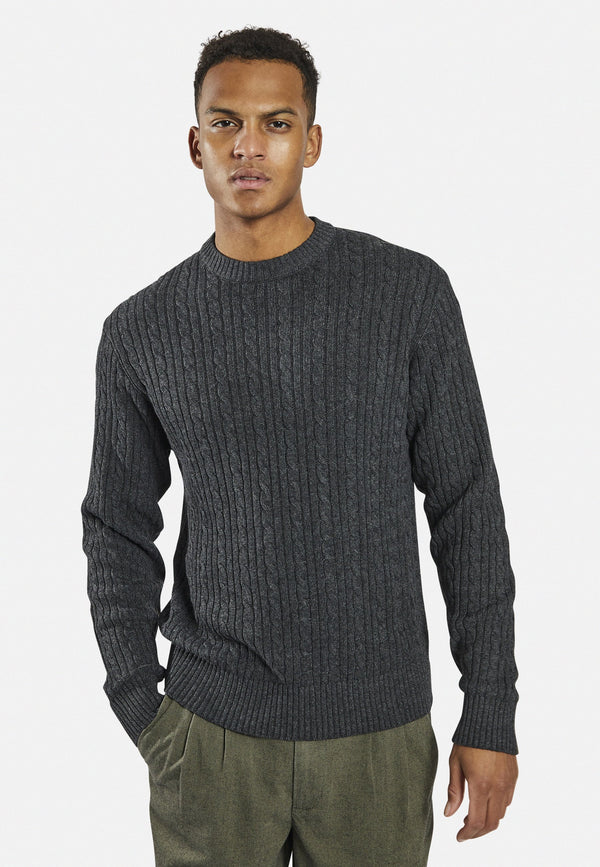 LIAM REGULAR FIT - Pullover - dark grey