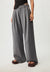 WIDE LEG SMART WITH DARTS - Pantalon classique - grey
