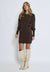 ANISSA - Robe fourreau - coffee bean brown