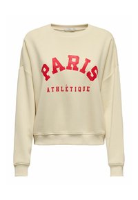 ONL LIFE CREW STATE NOOS - Sweatshirt - beige