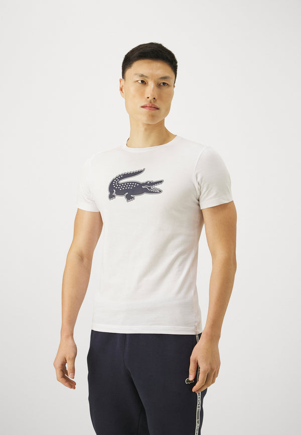 BIG LOGO - T-shirt de sport - white/black