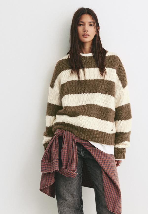 Pullover - brown