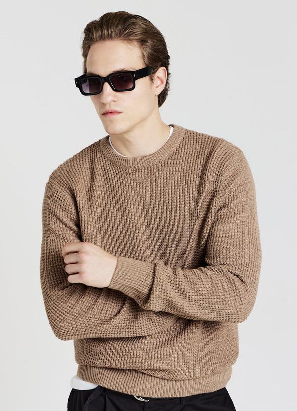 Pullover - tabacco melange