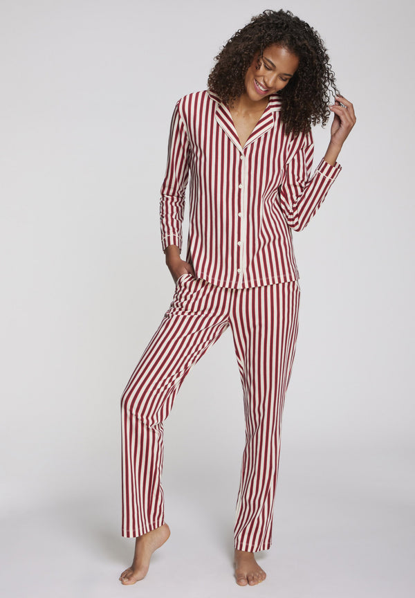 LASCANA XMAS SET - Pyjama - red stripes
