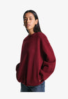 Sweatshirt - dark red