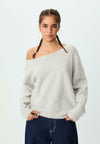 ASYMMETRIC - Pullover - grey