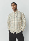 EASY IRON BUTTON DOWN OXFORD - Chemise - ecru tattersall check