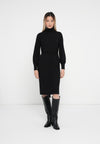 VIAMANDA TURTLE NECK DRESS - Robe pull - black