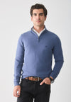 Pullover - mid blue