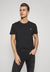 BASIC SLIM EMBROIDERY T SHIRT - T-shirt basique - black