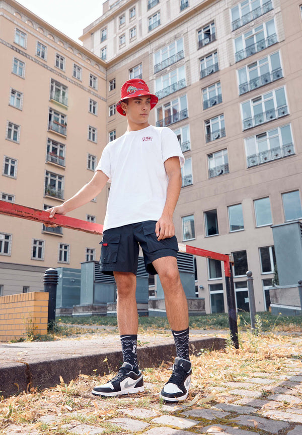 AIR JORDAN 1 LOW - Baskets basses - black/particle grey-white