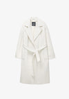 WITH BELT - Trench - white