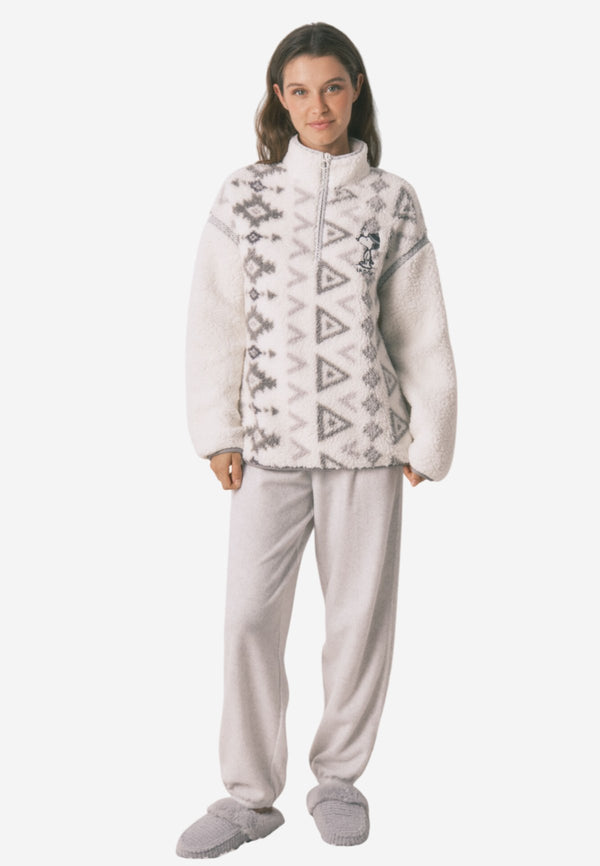 SNOOPY SET - Pyjama - grey