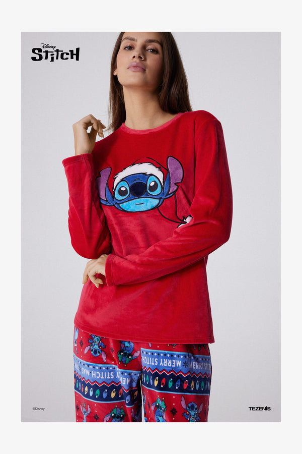 DISNEY STITCH FAMILY CHRISTMAS - Pyjama - blue & red