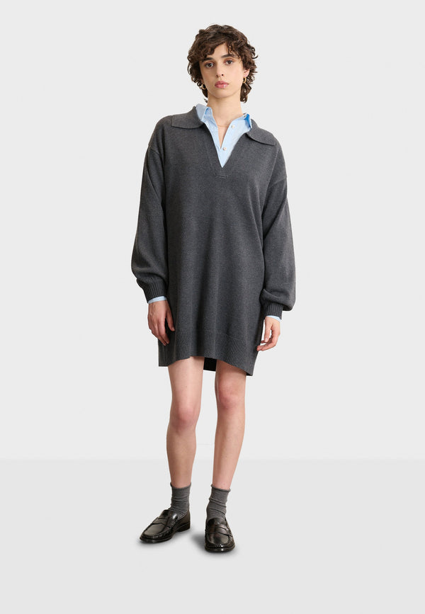 BIBA - Robe pull - anthracite