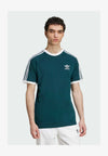 ADICOLOR CLASSICS 3-STRIPES - T-shirt imprimé - aurora ivy white
