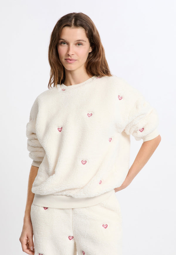 MALIA - Haut de pyjama - off-white