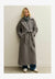 MID BOILED YARN WRAP - Manteau classique - grey
