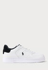 MASTERS COURT LEATHER SNEAKER UNISEX - Baskets basses - white/black