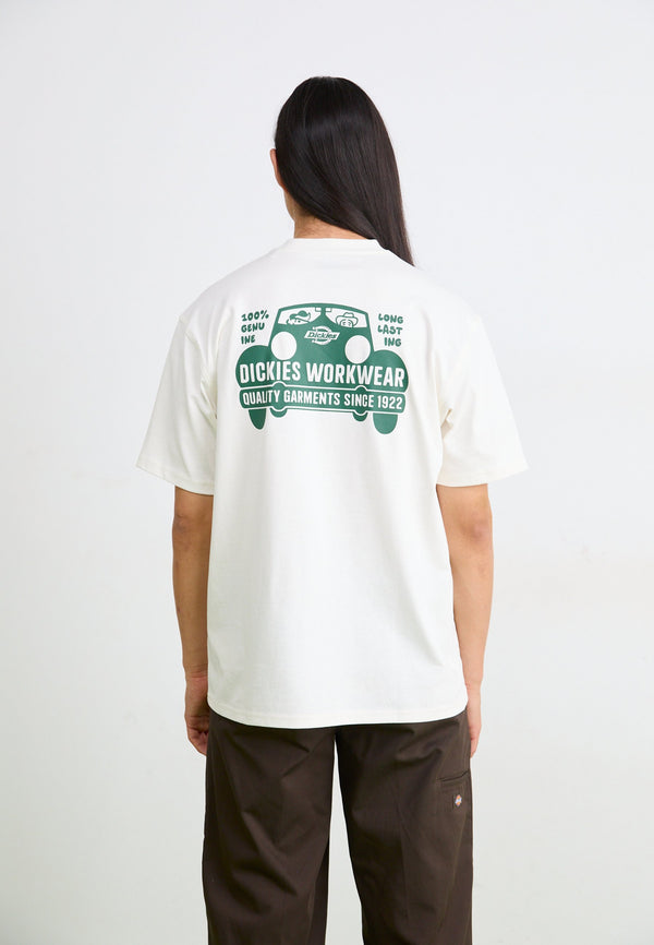 GORDONSVILLE TEE - T-shirt imprimé - egret