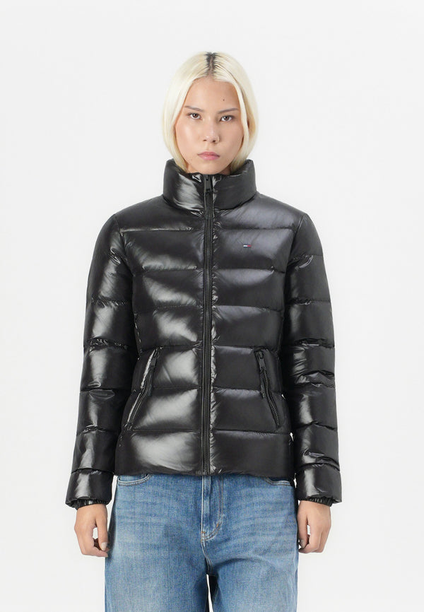 SLIM ZIP JACKET - Doudoune - black