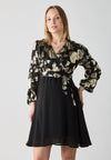 Robe de jour - black/gold