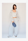 WIDE-LEG - Pantalon de survêtement - light grey