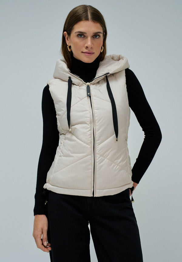 Veste sans manches - weiß