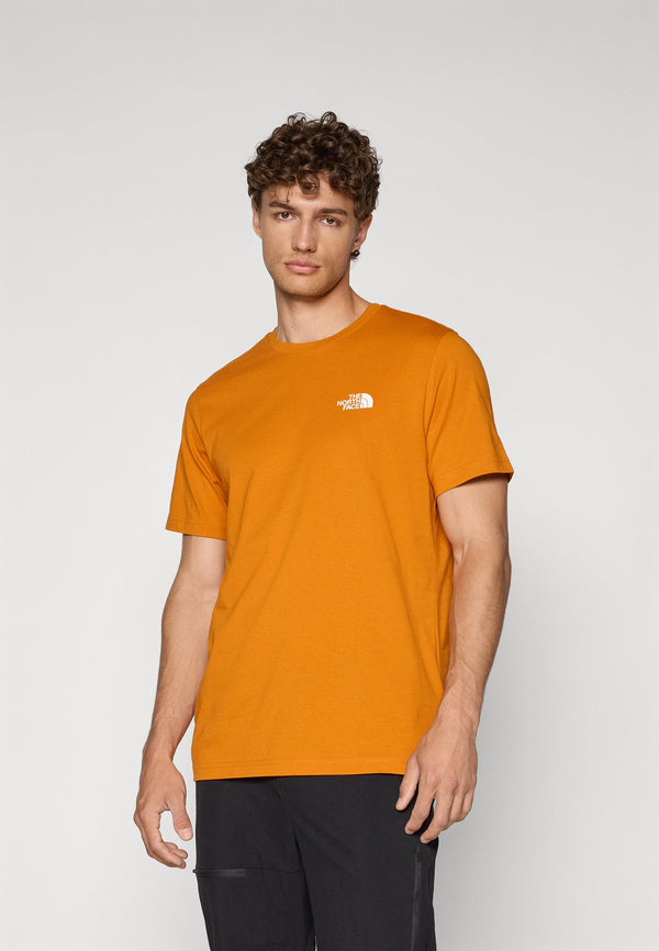 M SS SIMPLE DOME TEE - T-shirt de sport - agate orange