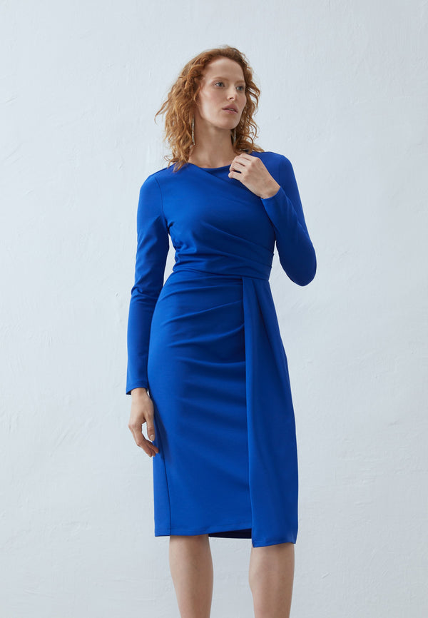 Robe fourreau - blue
