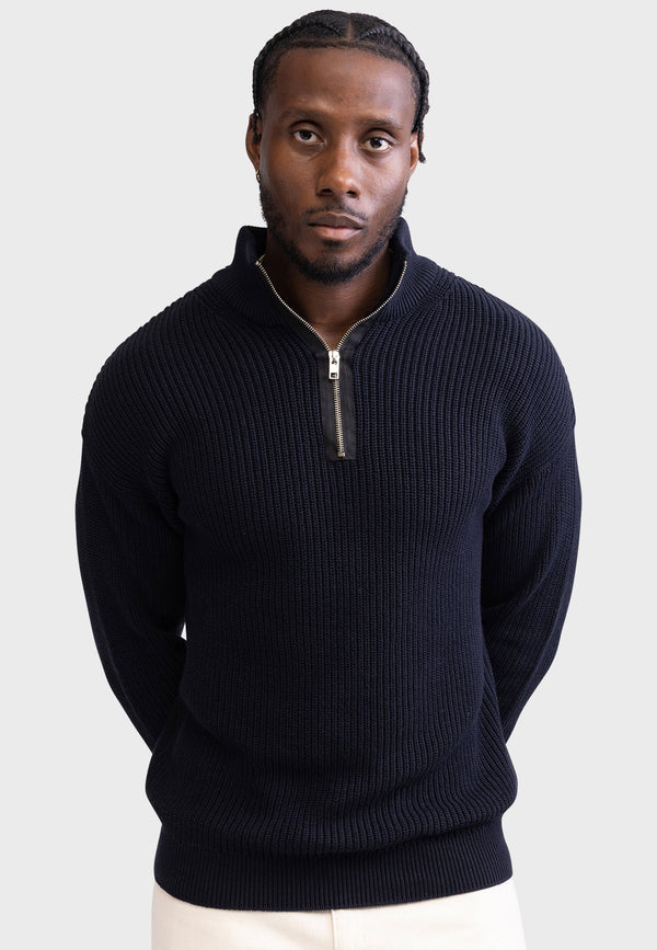 AXTON - Pullover - navy