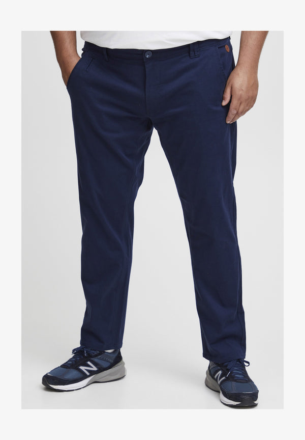 BHTROMP REGULAR FIT LOW WAIST BIG & TALL - Pantalon classique - dress blues