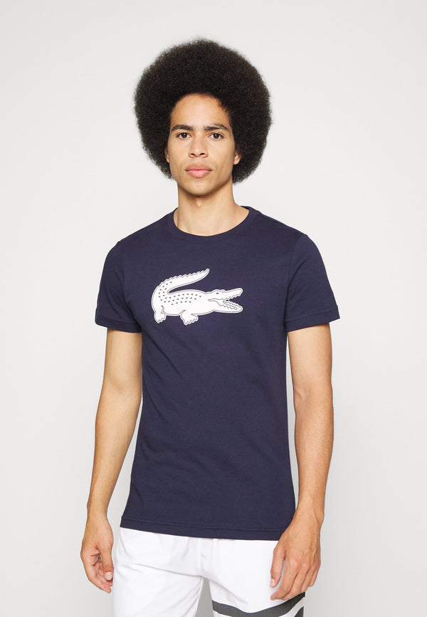 BIG LOGO - T-shirt de sport - navy blue/white