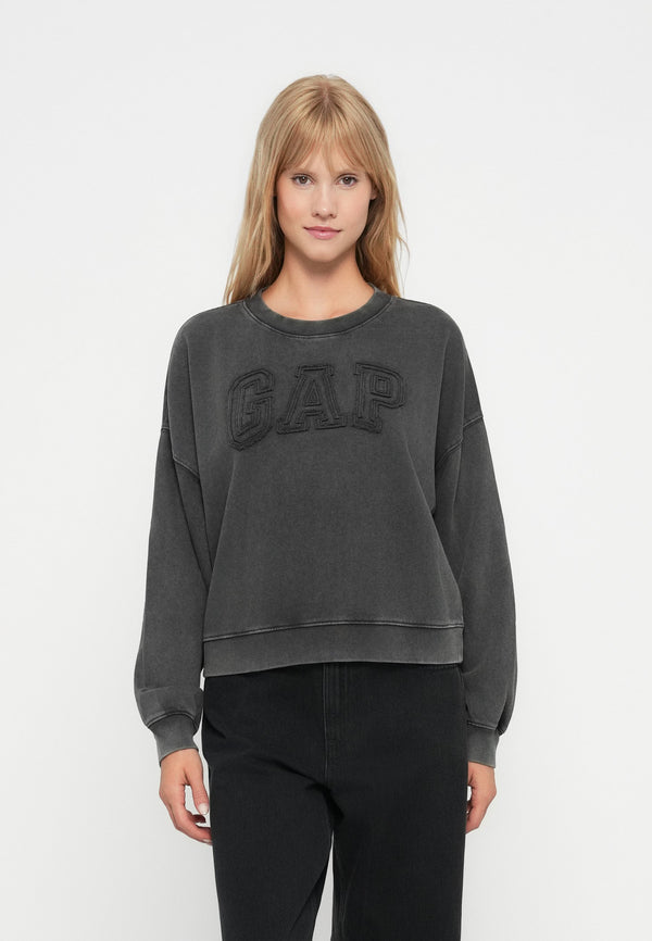 LOGO WEDGE CREW - Sweatshirt - moonless night