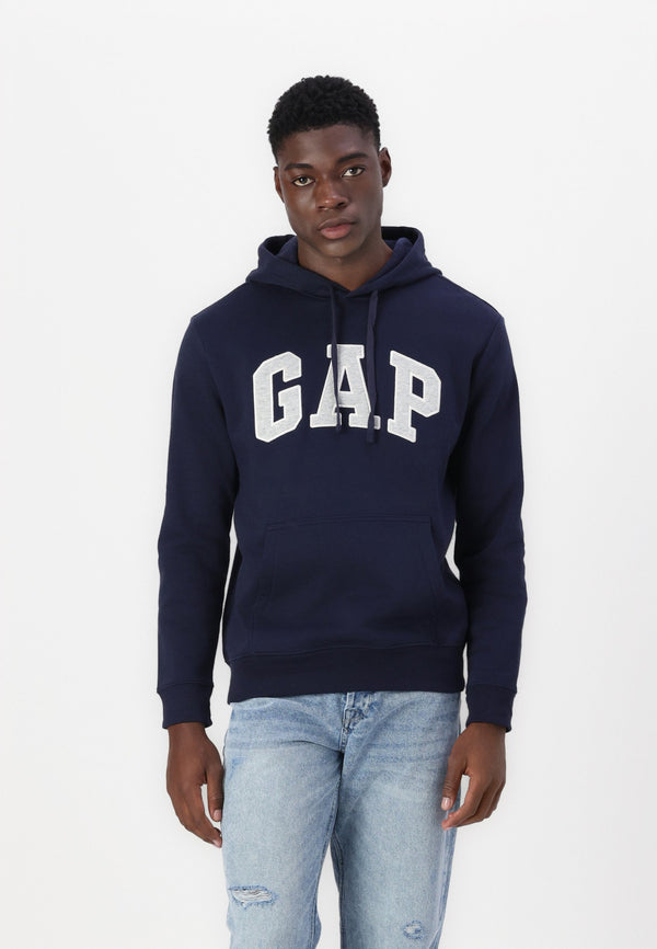 HERITAGE LOGO - Sweat à capuche - tapestry navy