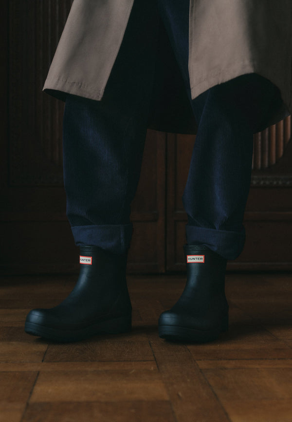 MENS PLAY SHORT INSULATED BOOT - Bottes en caoutchouc - black