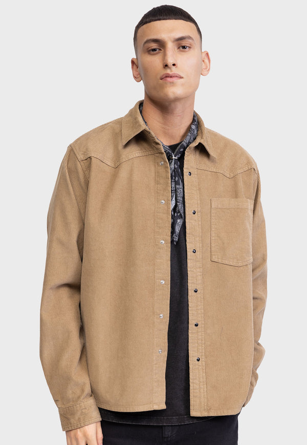 MICCO - Chemise - petrified oak