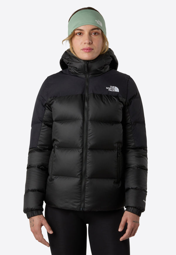 W DIABLO DOWN 2.0 HOODED JACKET - Doudoune - black heather/black