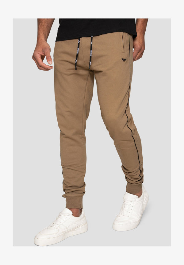 SLIM FIT - Pantalon de survêtement - beige