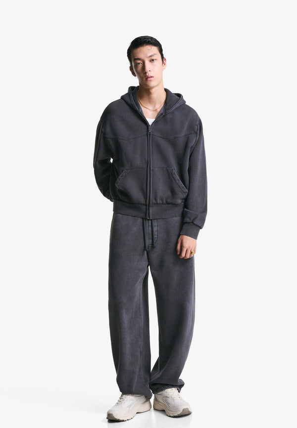 BALLOON - Pantalon de survêtement - mottled dark grey