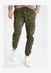 CAMO JOGGING - Pantalon cargo - olive
