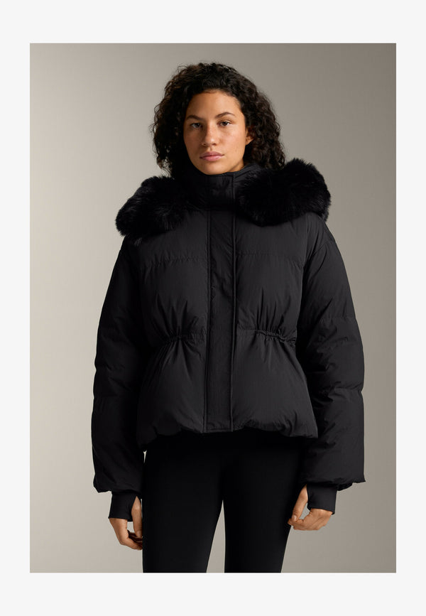 SHORT 100% DOWN PADDED - Doudoune - black