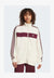 BLOCKED - Sweat zippé - cream white maroon