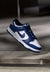 DUNK LOW RETRO UNISEX - Baskets basses - white/midnight navy