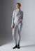 2 PIECE LONG SLEEVE TOP AND LEGGINGS SET - Caraco - light grey